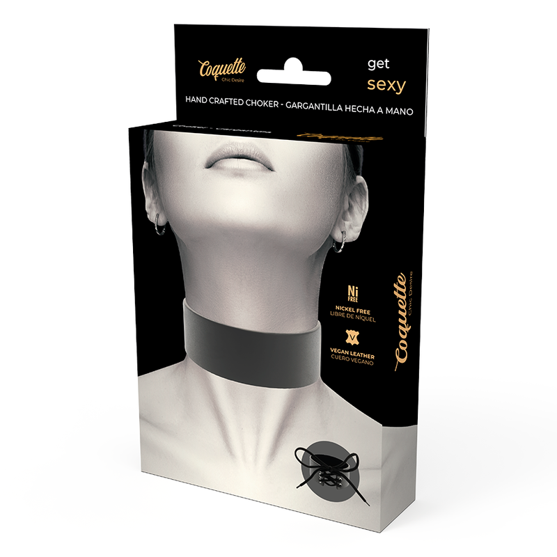 COQUETTE CHIC DESIRE - VEGAN LEATHER COLLAR