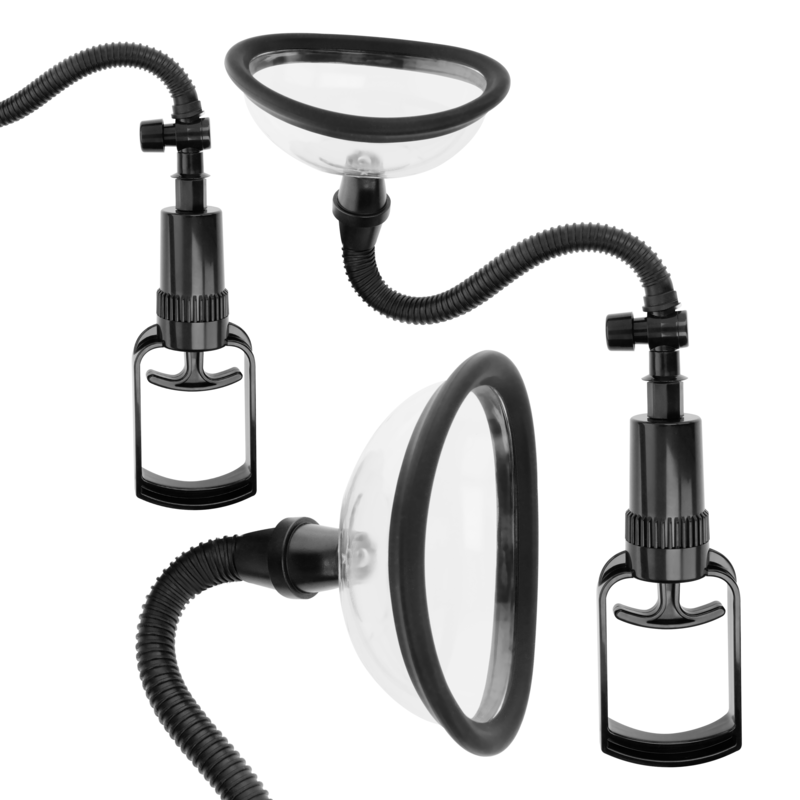 INTENSE - PUMP VAGINAL HAND PUMP WITH TWO INTERCHANGEABLE CUPS