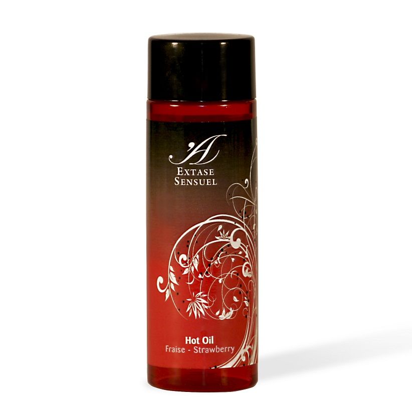 EXTASE SENSUAL - STRAWBERRY WARM-STIMULATING OIL 100 ML