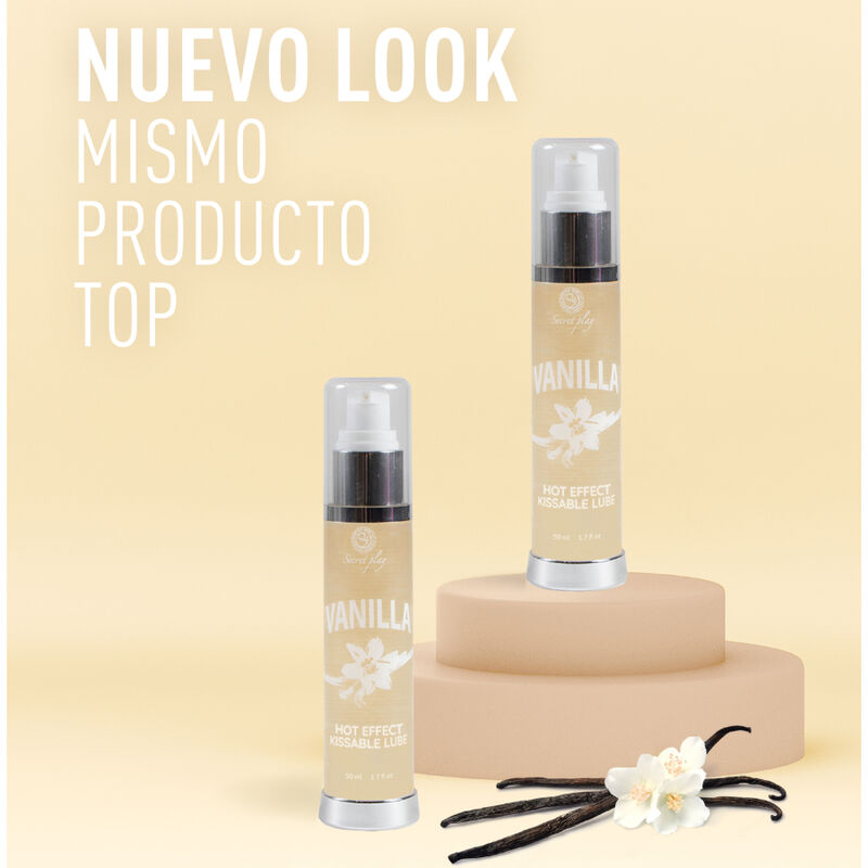 SECRETPLAY - LUBRICANT 2-in-1 HEAT EFFECT VANILLA 50 ML