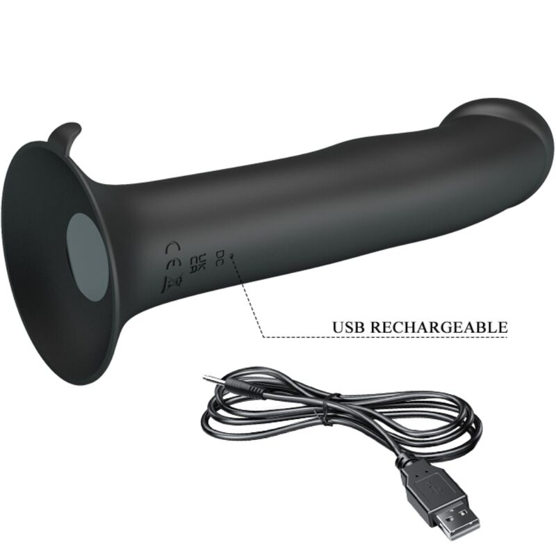 PRETTY LOVE - MURRAY BLACK CLITORAL VIBRATOR AND SUCTION COOLER