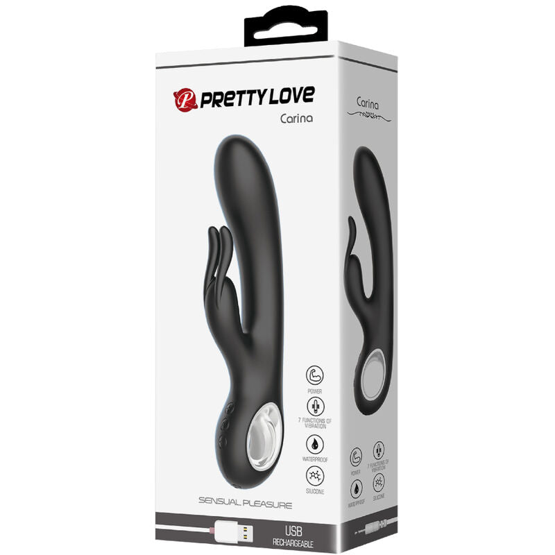 PRETTY LOVE - CARINA VIBRATOR CLITORAL AND G-SPOT STIMULATOR
