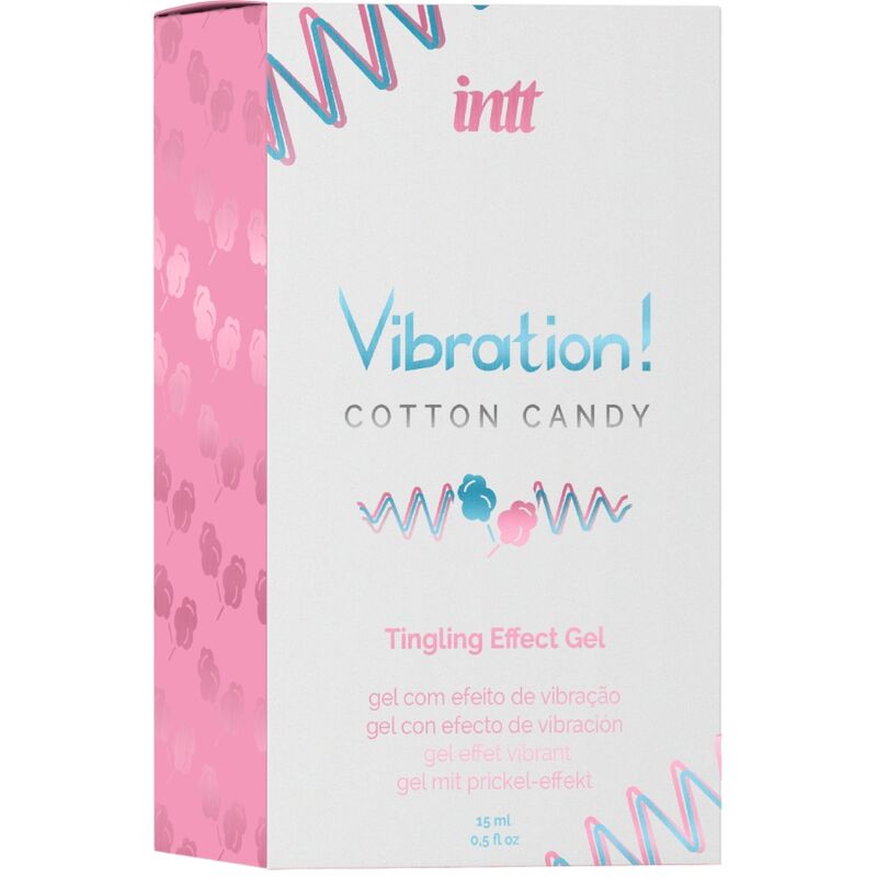 INTT - POWERFUL INTIMULATION COTTON CANDY LIQUID VIBRATOR GEL 15 ML