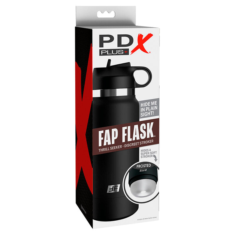 PDX PLUS - FAP FLASK DISCRET STROKER CLEAR MODEL 1