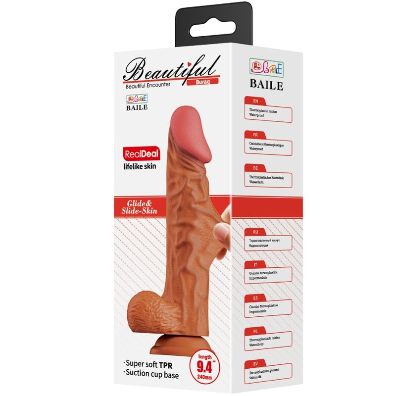 BAILE - BURAQ REALISTIC DILDO 24 CM MEAT