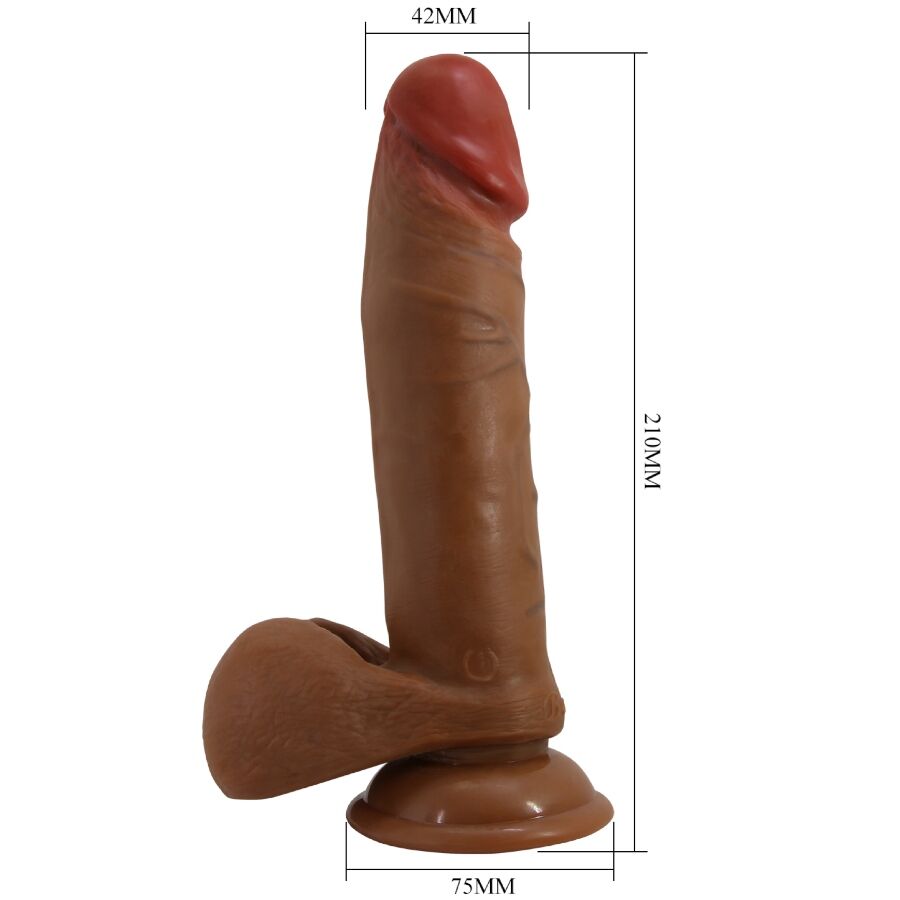 BAILE - ABEL REALISTIC DILDO 21 CM MULATTE