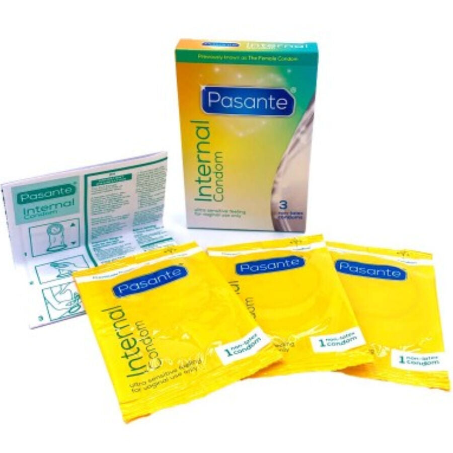PASANTE - LATEX-FREE INNER CONDOM 3 UNITS