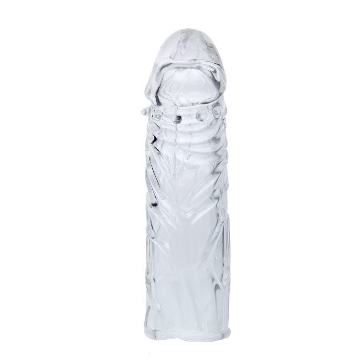 BAILE - TRANSPARENT SILICONE PENILOUSY SLEEVE 13 CM