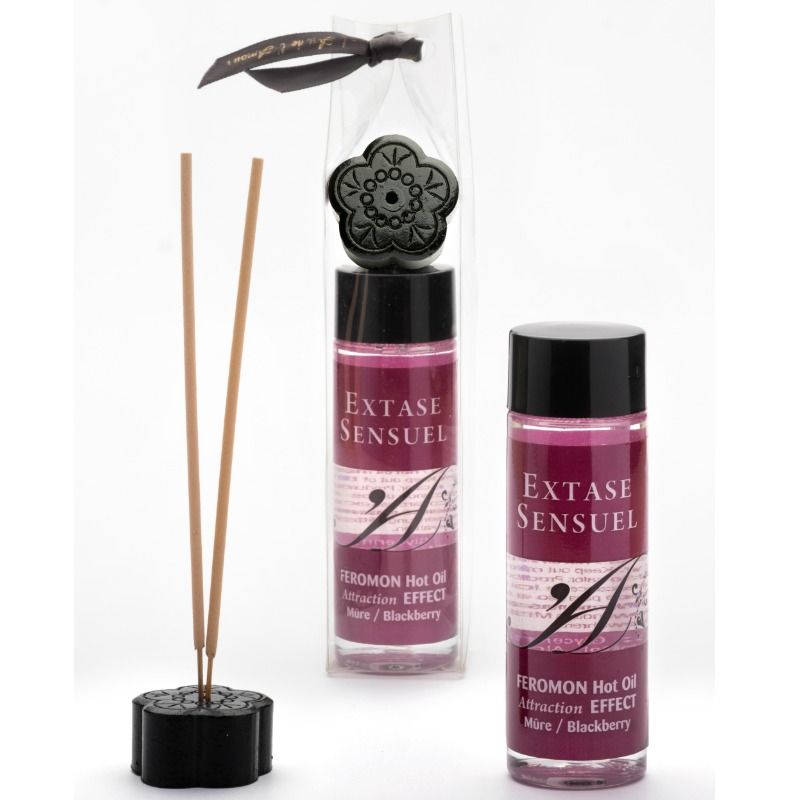 SENSUAL EXTASE - MASSAGE OIL WITH WARMING EFFECT AND BLACKBERRY PHEROMENS 100 ML