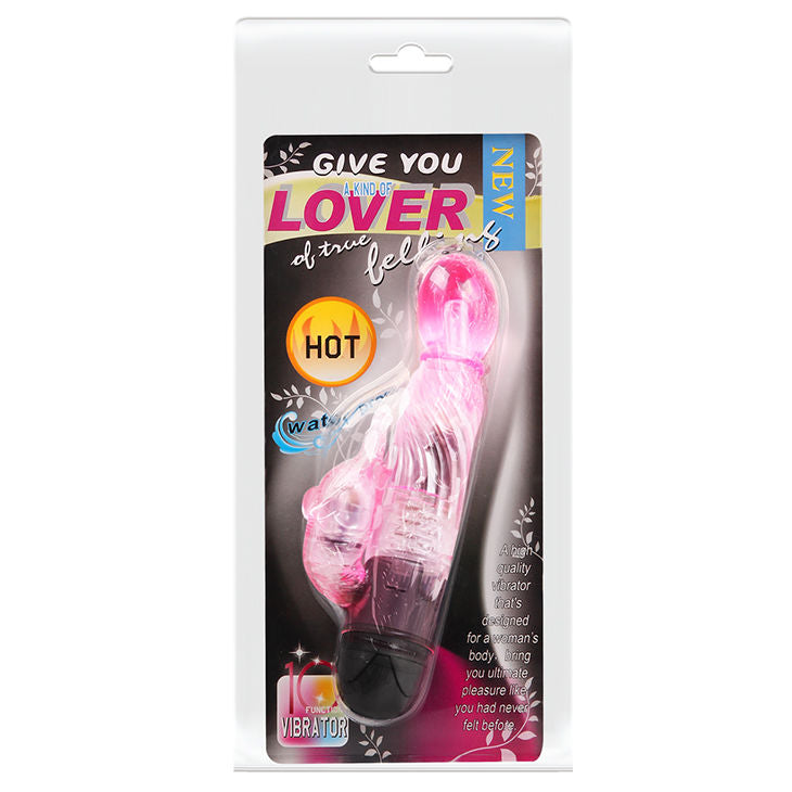 BAILE - GIVE THEM A KIND OF LOVER'S VIBRATOR WITH PINK BUNNY 10 MODES