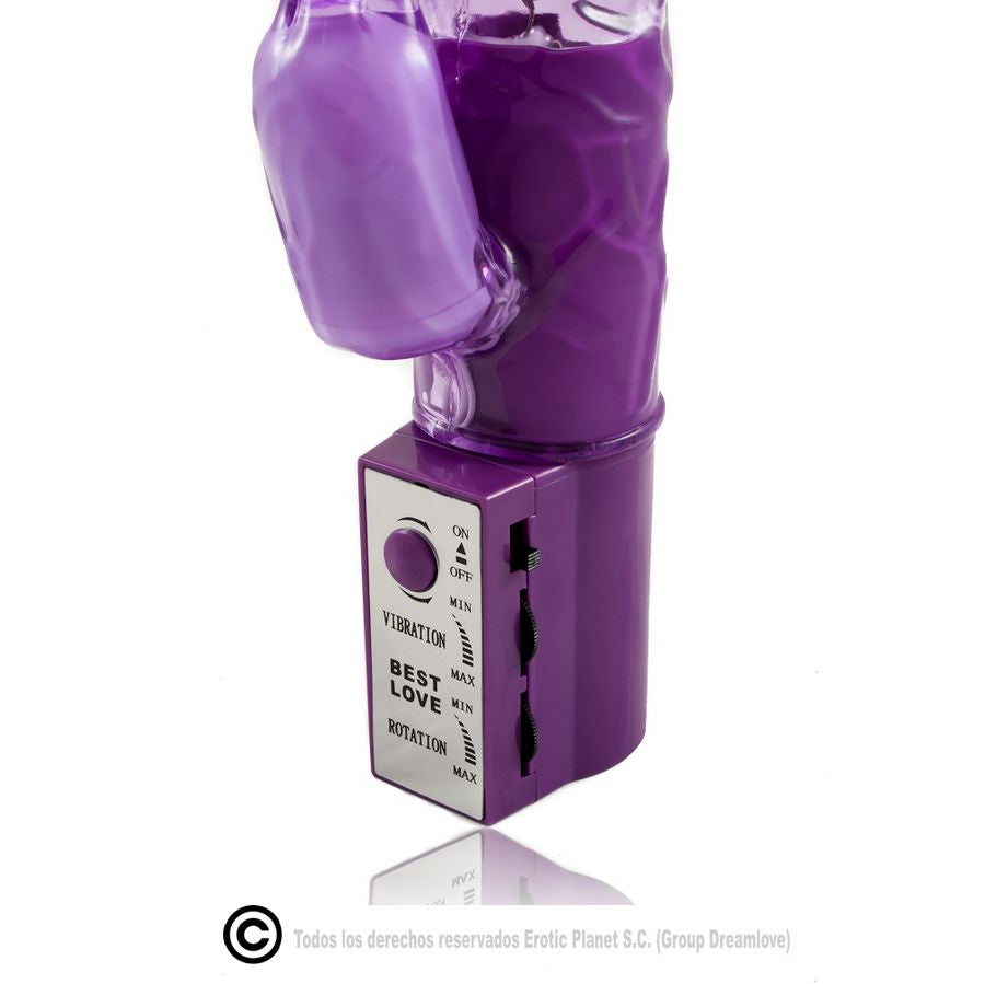BAILE - PURPLE RABBIT ROTATOR WITH SUPERSTIMULATOR
