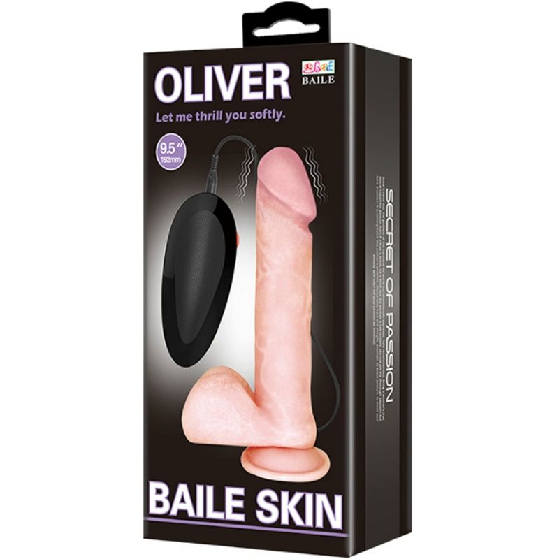 BAILE - OLIVER REALISTIC VIBRATION DILDO