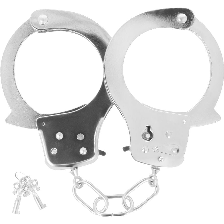 DARKNESS - METAL HANDCUFFS WITH KEY