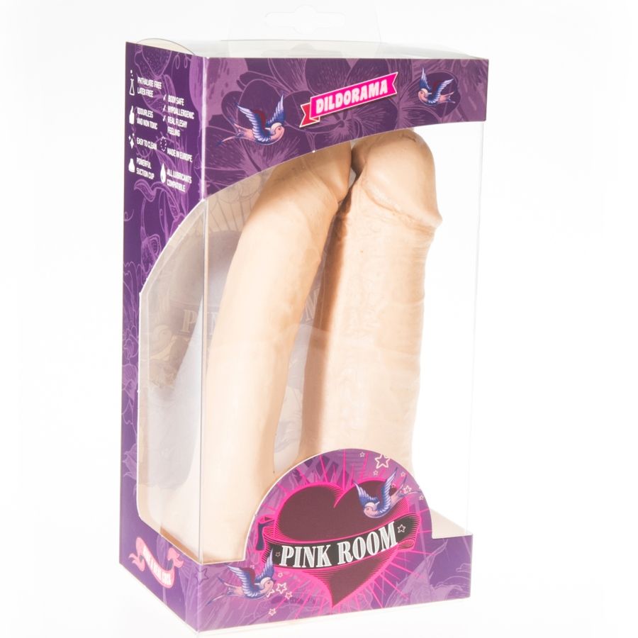 PINK ROOM - ARTHUS REALISTIC DOUBLE DILDO MEAT 17CM/15.5CM