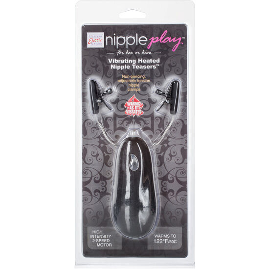 CALEXOTICS - VIBR HEATED NIPPLE TEASER BLACK