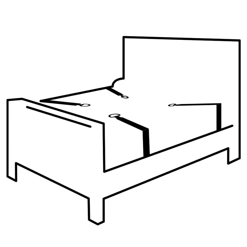 DARKNESS - BED STRAP SET