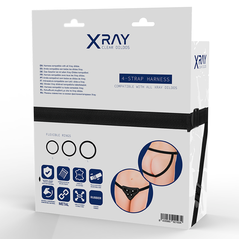 X RAY - BELT WITH SILICONE RINGS