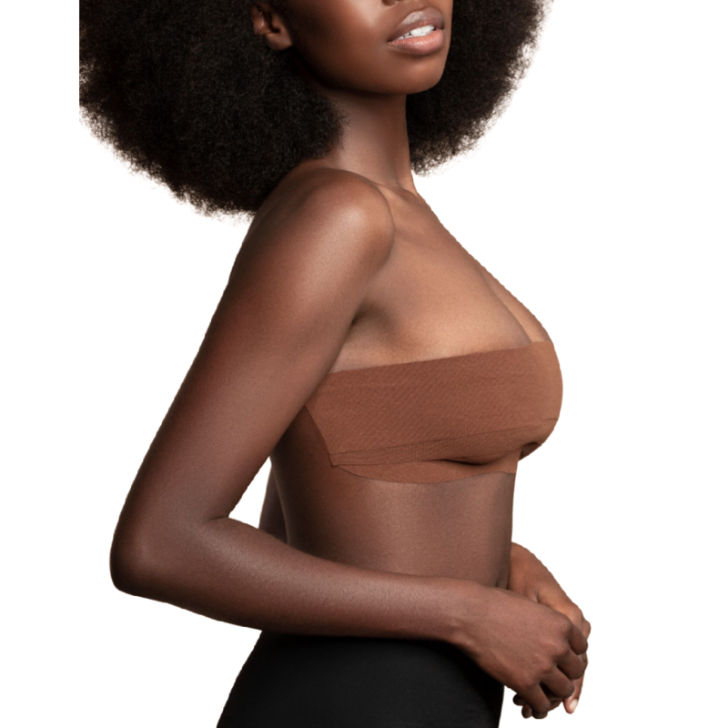 BYE-BRA - BODY BAND 5 MX 6.5 CM + 3 PAIRS OF BROWN NIPPLE COVERS