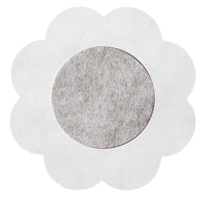 BYE-BRA - FLOWER NIPPLE CUPS PACK OF 3 UDS BAUN SIZE XL