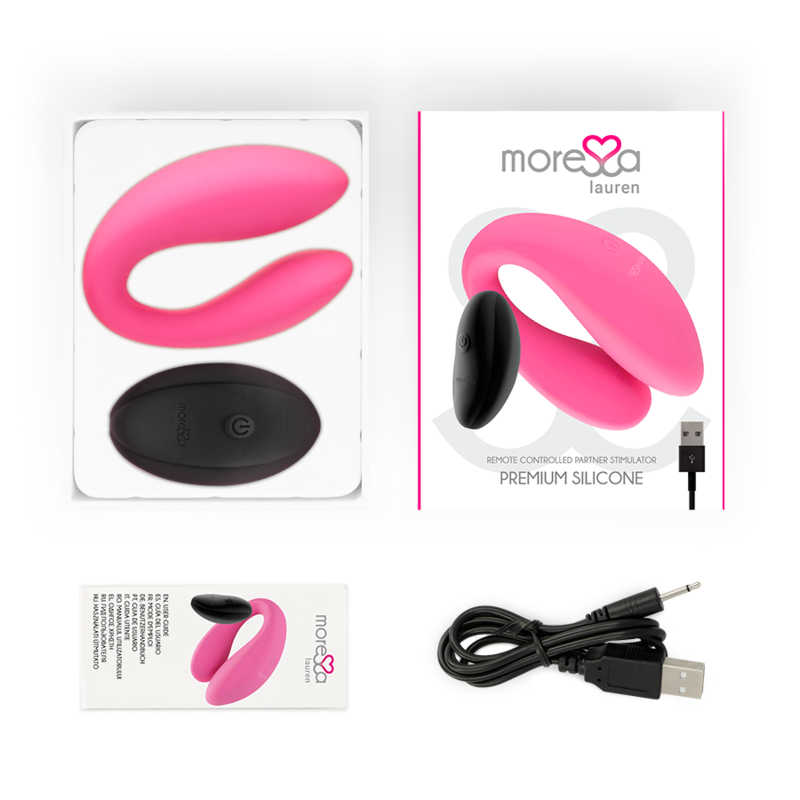 MORESSA - LAUREN STIMULATOR WITH REMOTE CONTROL FOR COUPLES