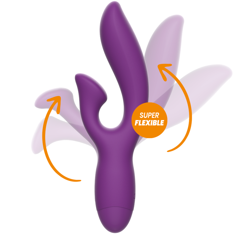 REVOLUTION - REWOFUN FLEXIBLE VIBRATOR WITH RABBIT