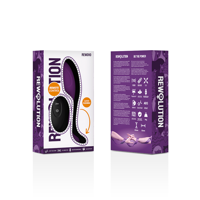 REVOLUTION - REWOVO EGG VIBRATOR REMOTE CONTROL