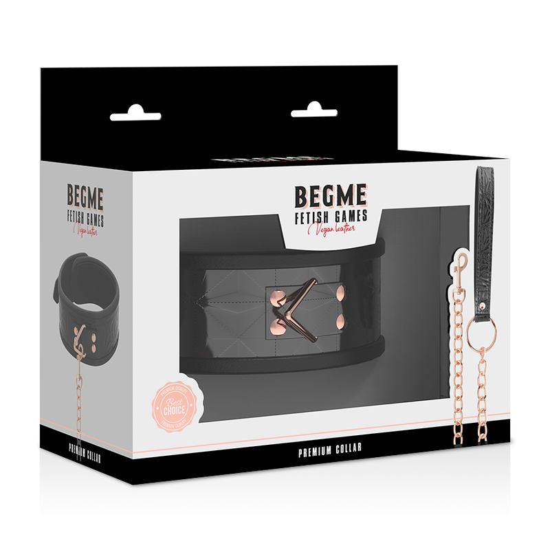 BEGME - BLACK EDITION PREMIUM VEGAN LEATHER NECK STRAP