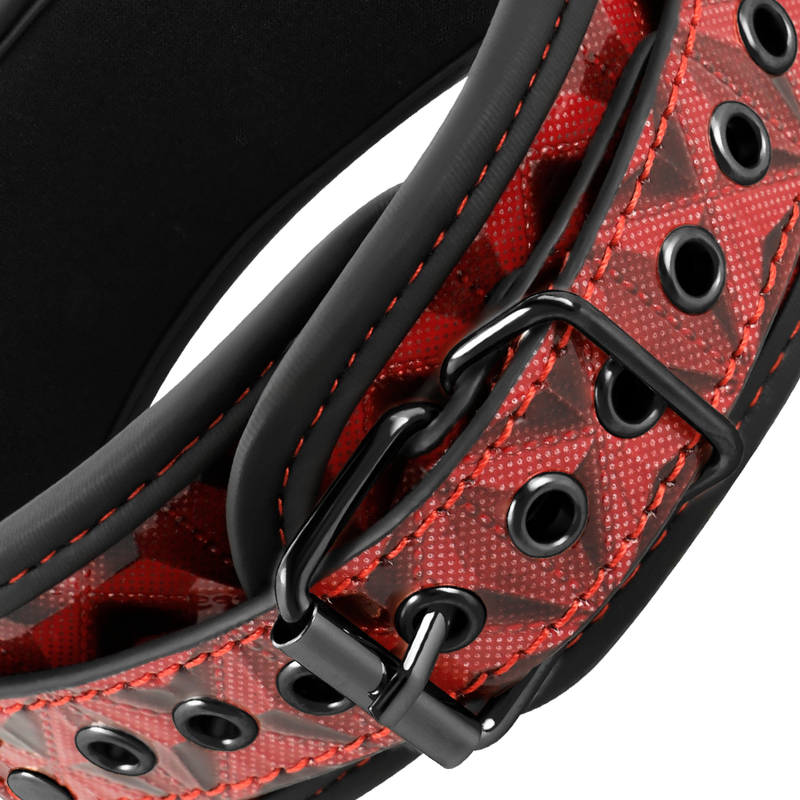 BEGME - RED EDITION COLLAR WITH NIPPLE CLIPS WITH NEOPRENE LINING