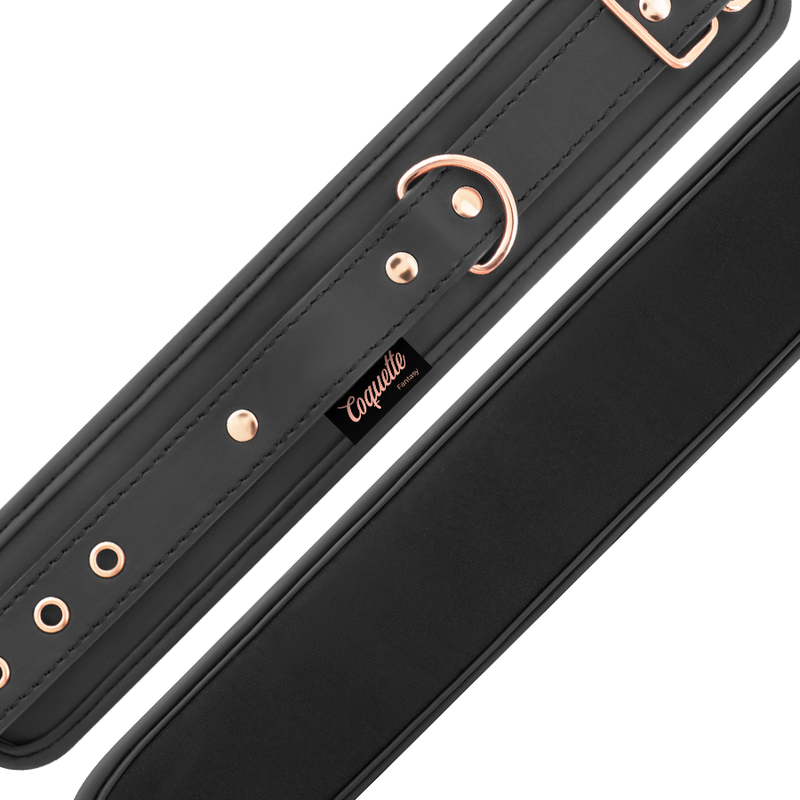 COQUETTE CHIC DESIRE - FANTASY HANDCUFFS MADE OF VEGAN LEATHER WITH NOPRENE LINING