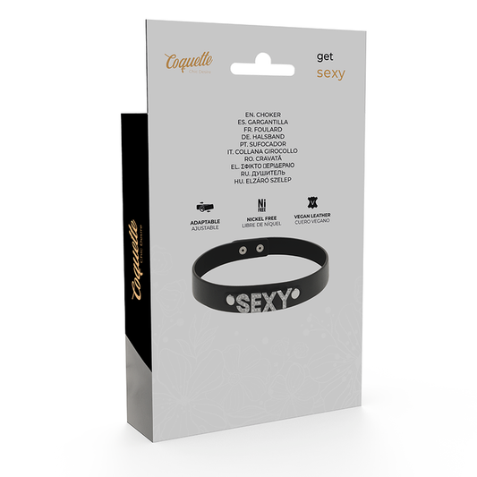 COQUETTE CHIC DESIRE - SEXY VEGAN LEATHER COLLAR