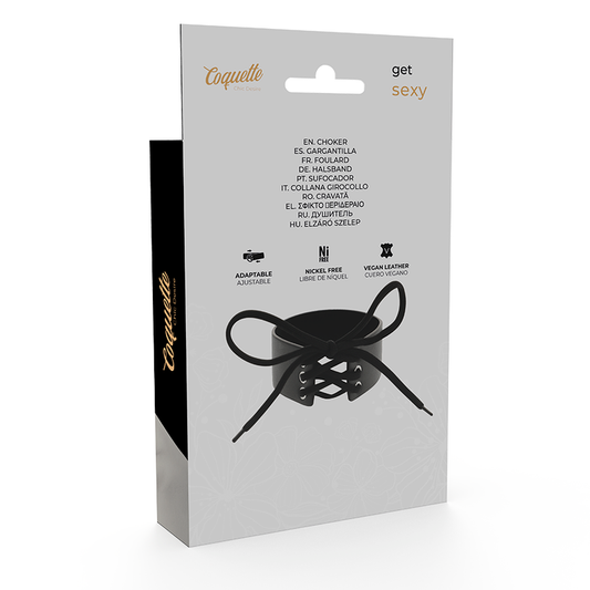 COQUETTE CHIC DESIRE - VEGAN LEATHER COLLAR