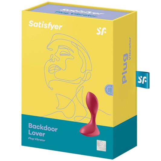 SATISFYER - BACKDOOR LOVER RED ANAL VIBRATOR PLUG RED