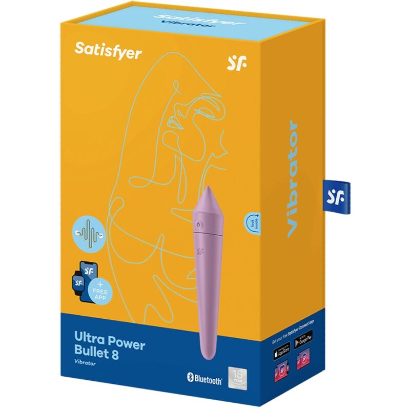 SATISFYER - ULTRA POWER BULLET 8 PURPLE