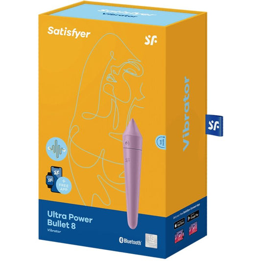 SATISFYER - ULTRA POWER BULLET 8 PURPLE