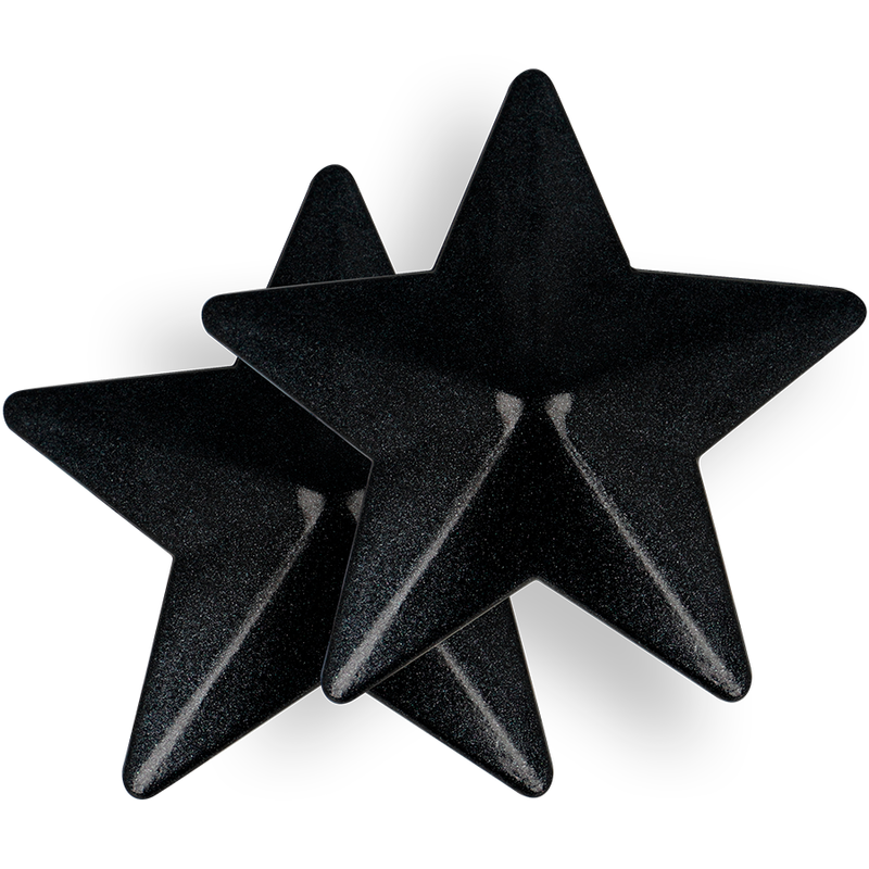 COQUETTE CHIC DESIRE - NIPPLE COVERS WITH BLACK STARS