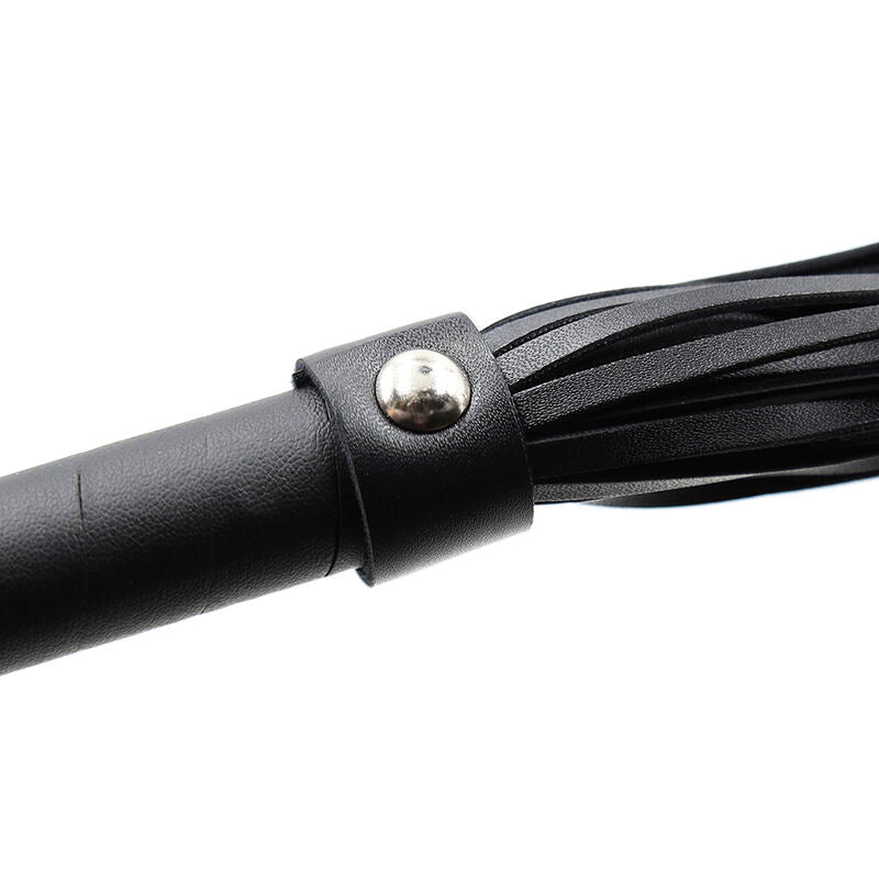 OHMAMA FETISH - SILVER WRISTBANDS WITH WHIP