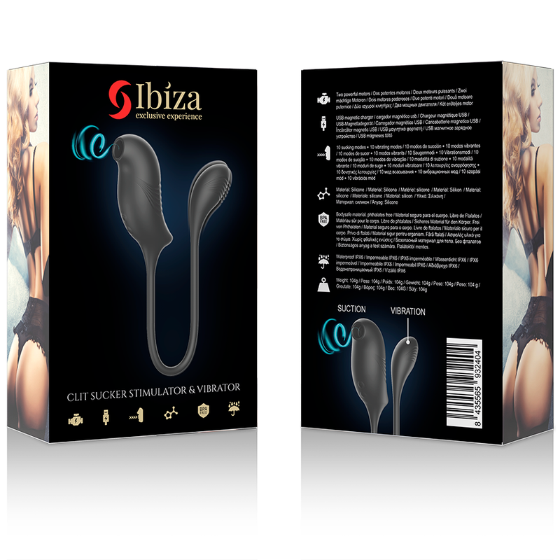 IBIZA - MAGIC CLITORAL SUCTION AND VIBRATION STIMULATOR