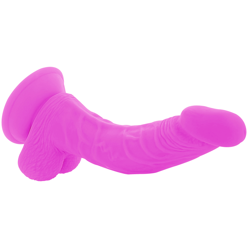 DIVERSIA - FLEXIBLE VIBRANT DILDO PURPLE 21.5 CM -O- 4.5 CM