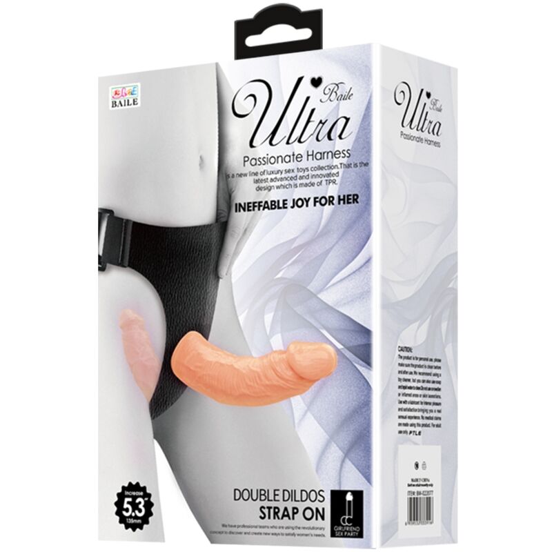 BAILE - ULTRA PASSIONATE DOUBLE DILDOS WITH PACKAGING