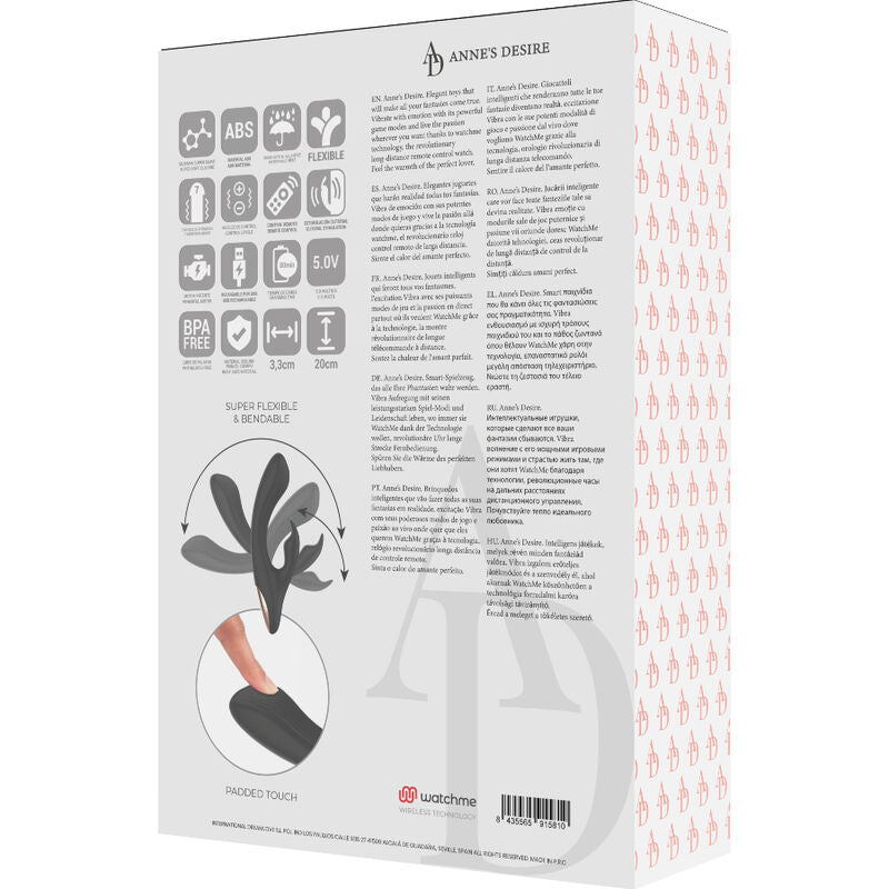 ANNE'S DESIRE - RABBIT REMOTE CONTROL TECHNOLOGY A WATCHME BLACK