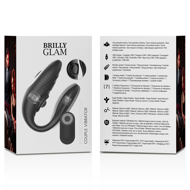 BRILLY GLAM PAIR WITH PULSE AND VIBRANT REMOTE CONTROL