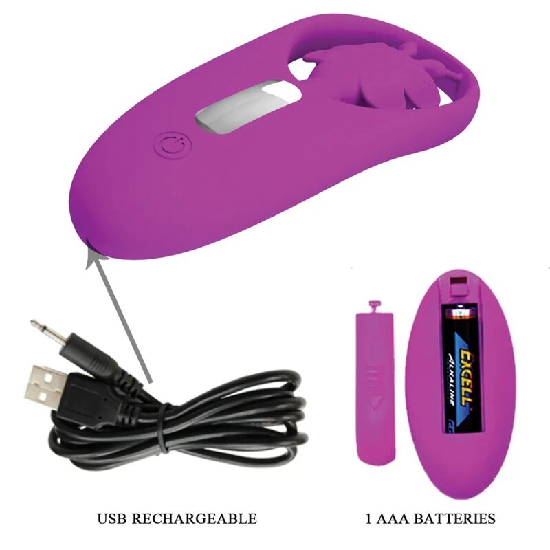 PRETTY LOVE - DANCING BUTTERFLY STIMULATOR FOR PANTIES WITH REMOTE CONTROL LILATRIC