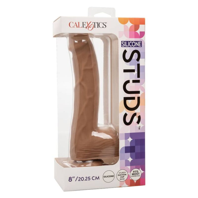 CALEXOTICS - SILICONE RIVETS 20.32 CM BROWN