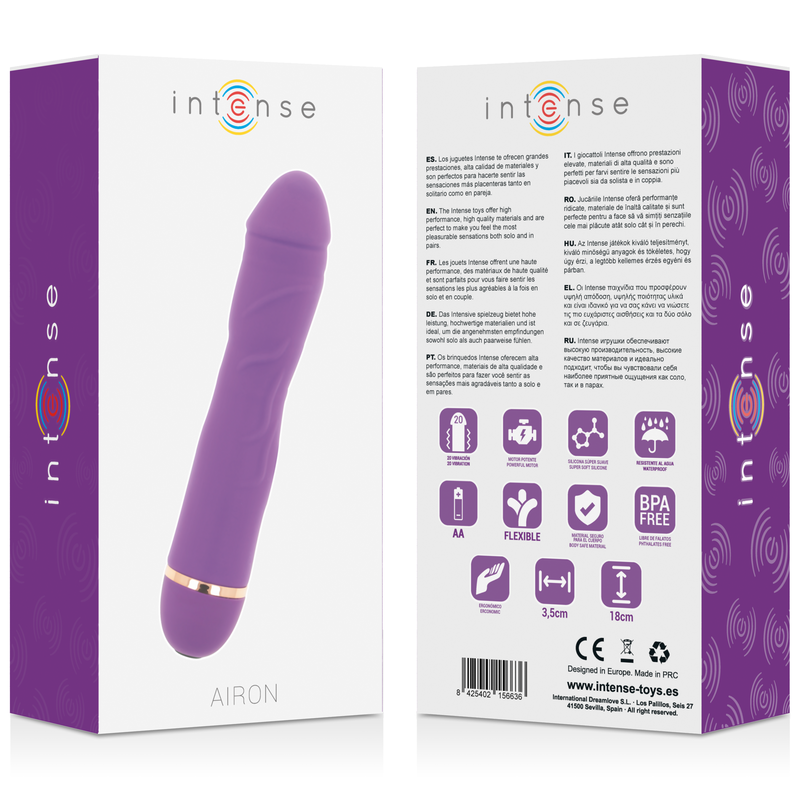 INTENSE - AIRON 20 SPEEDS SILICONE PURPLE