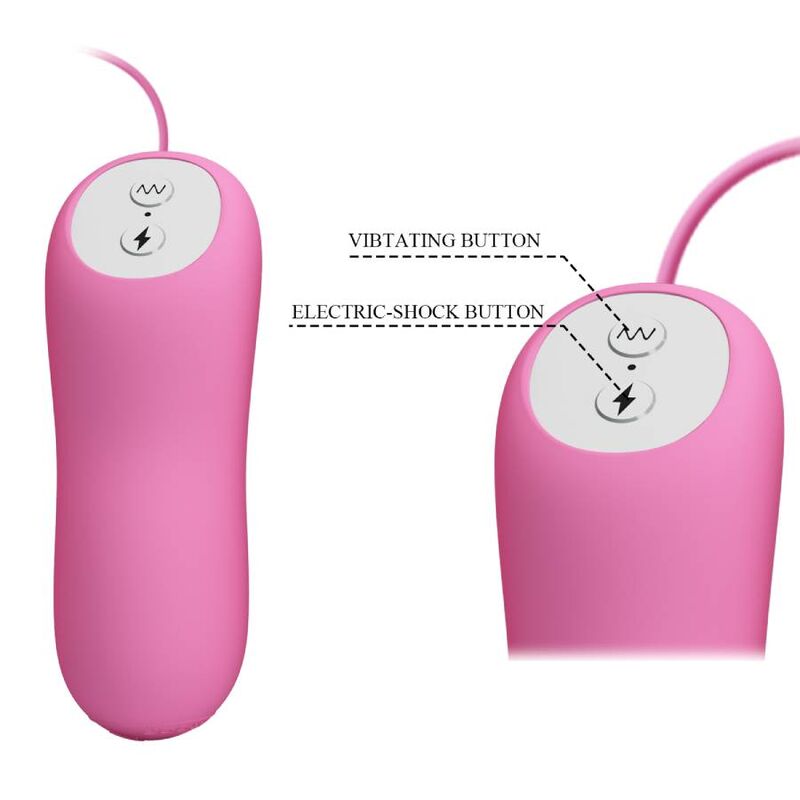 PRETTY LOVE - TWEEZERS WITH VIBRATION AND PINK ELECTRIC SHOCK