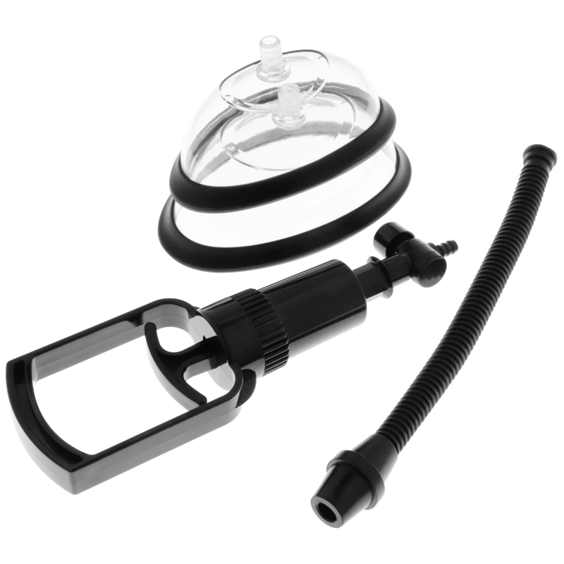 INTENSE - PUMP VAGINAL HAND PUMP WITH TWO INTERCHANGEABLE CUPS