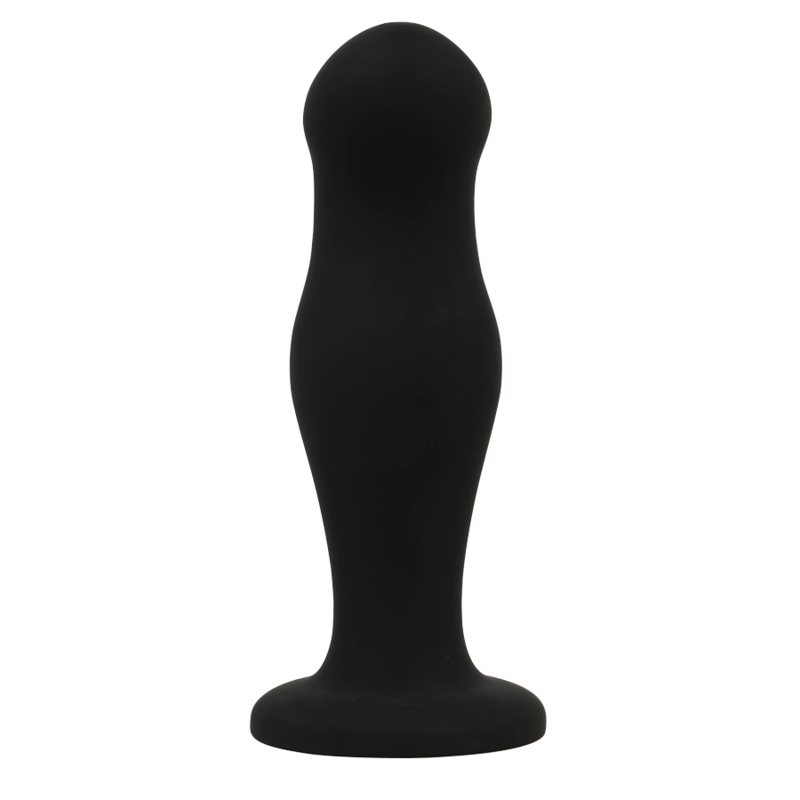 BLACK&amp;SILVER - SEAN PLUG ANAL PREMIUM SILICONE BLACK