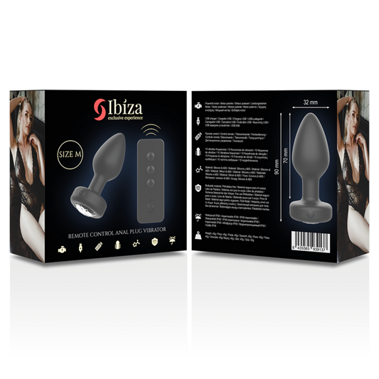 IBIZA - ANAL PLUG WITH REMOTE CONTROL, SIZE M