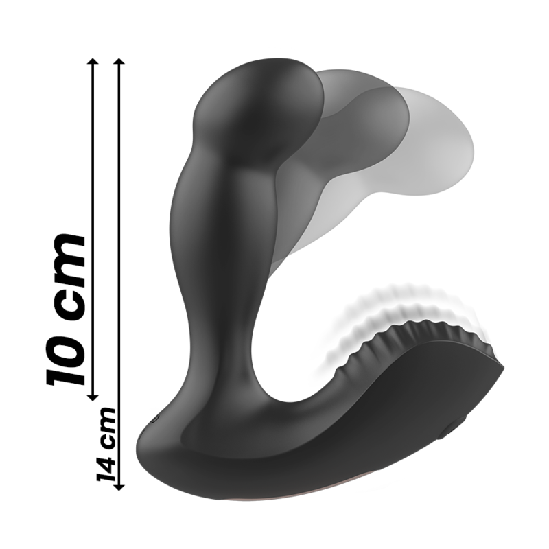 IBIZA - ANAL MASSAGER WITH REMOTE CONTROL 11 x 4 CM