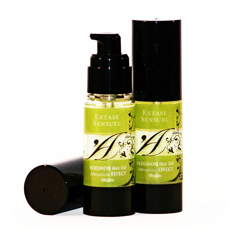 EXTASE SENSUAL - MASSAGE OIL WITH WARMING EFFECT AND MOJITO PHEROMENS 30 ML